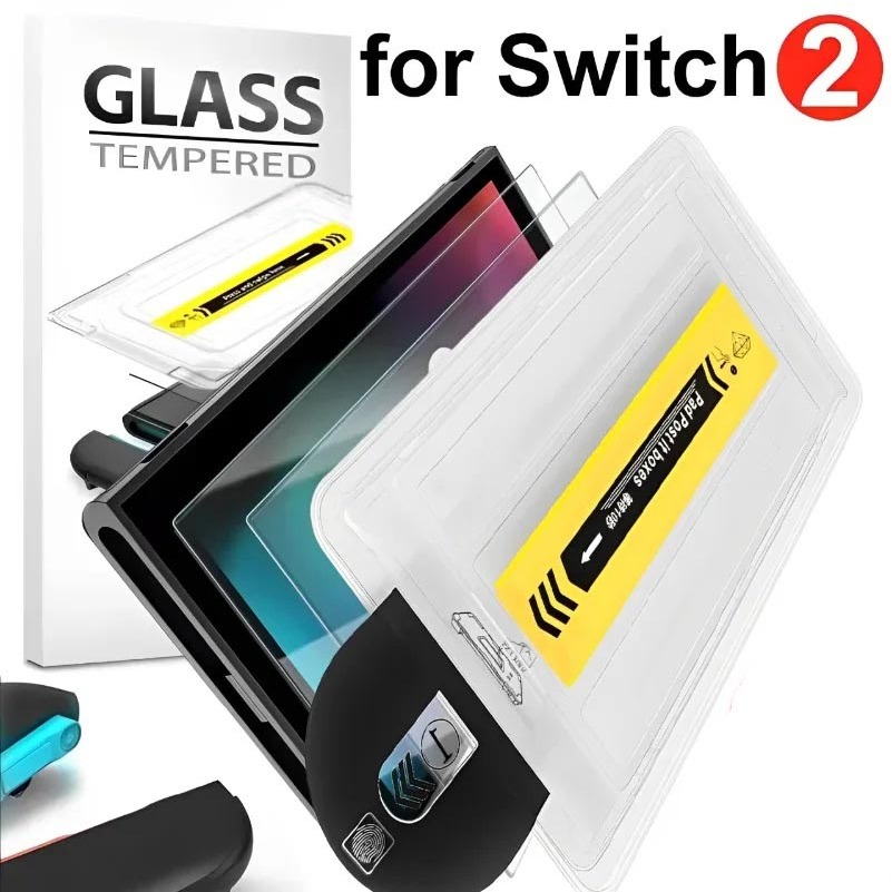 ฟิล์มกระจก Nintend Switch 2 9H HD สําหรับ NS2 2025 screen protector สําหรับอุปกรณ์เสริมฟิล์มกระจกนิรภัย