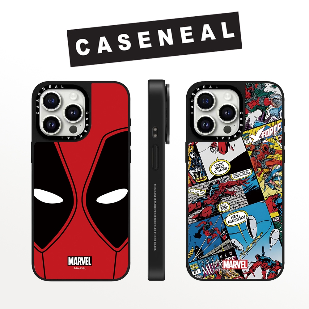 Drop proof CASENEALเคสโทรศัพท์สําหรับiPhone 16promax 16pro Plus 15promax 15pro 14promax 13 13Promaxพิมพ์ด้านข้างเคสแข็งCool Deadpool 12PromaxกรณีiPhone 11กรณีคุณภาพสูง