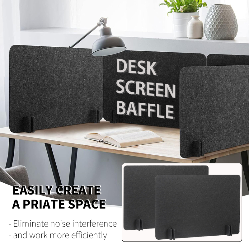 โต๊ะ Divider 40×60 ซม.โต๊ะหน้าจอ baffle โต๊ะ Felt Partition เสียง-ดูดซับแผงพาร์ทิชันสํานักงาน