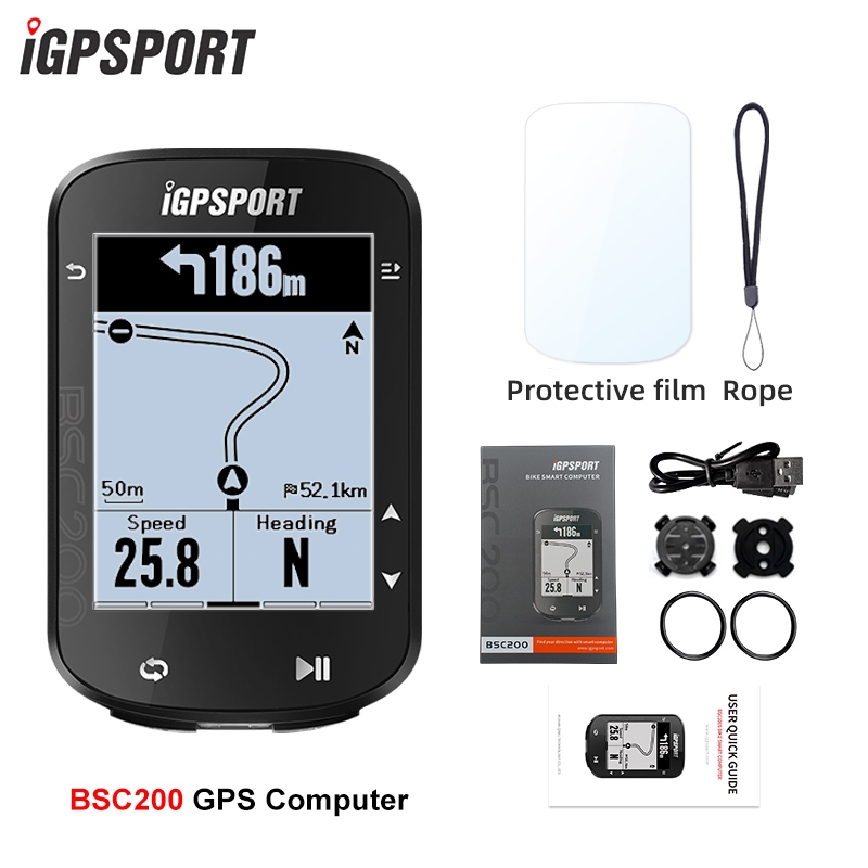 IGPSPORT BSC200 Speedometer Bike กันน้ําไร้สาย IPX7 ชาร์จ 2.5 นิ้วจอแสดงผล LCD