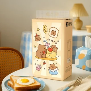 【5แพ็ค】BOTARE CHEERFUL TISSUE กระดาษทิชชู่แขวนลายคาปิบาร่าสุดน่ารัก ห่อใหญ่ กระดาษทิชชู่ทั้งกล่อง