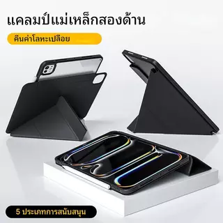 Kenke เคส iPad Y-พับเคสแม่เหล็กที่ถอดออกได้สำหรับ iPad 2026 M4 Air Pro 11 นิ้ว 2025 M3 iPad Air 13 นิ้วเคสพับแบบยกและขาตั้ง เคสไอเเพด gen 10 เคสไอแพด gen 7 8 9 ipad 11 A16 Pro 12.9 pro 13 iPad Air 11 inch เคสไอแพด air 5 Air 4 (2020/2021/2022) ipad case