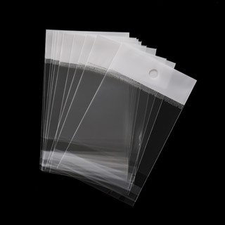 St. kunkka 100 ชิ้น ถุงพลาสติกใส มีกาวในตัว โพลีโพรพีลีน OPP…