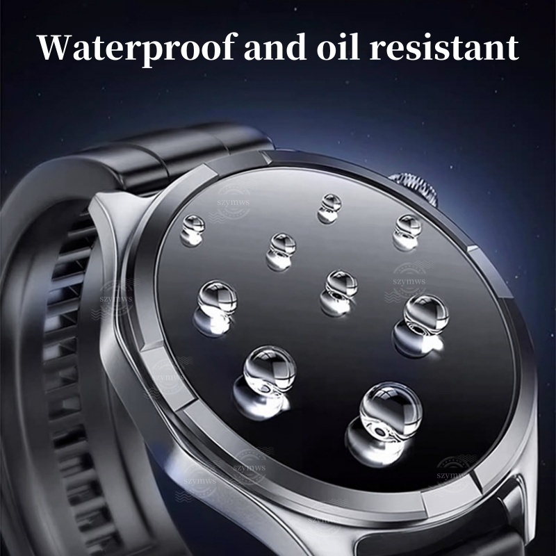 3 ชิ้นคลิกเดียวติดตั้งกระจกนิรภัยสําหรับ Xiaomi Mi นาฬิกา S4 S3 ECIM S4 กีฬาสมาร์ทนาฬิกาคลุมทั้งหมดป้องกันหน้าจอ HD Clear Anti-Scratch ฟิล์มแก้ว - รูปที่ 2