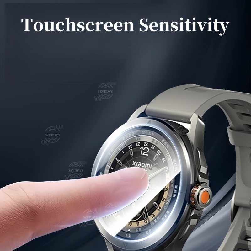 3 ชิ้นคลิกเดียวติดตั้งกระจกนิรภัยสําหรับ Xiaomi Mi นาฬิกา S4 S3 ECIM S4 กีฬาสมาร์ทนาฬิกาคลุมทั้งหมดป้องกันหน้าจอ HD Clear Anti-Scratch ฟิล์มแก้ว - รูปที่ 3