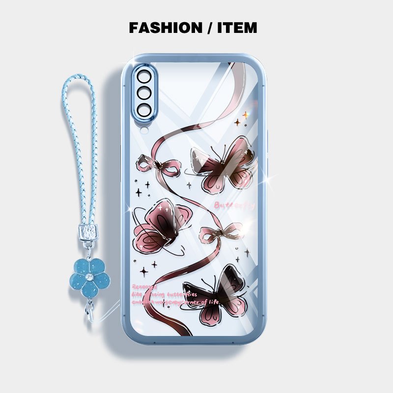 YBD เคสโทรศัพท์สําหรับ Samsung Galaxy A50 A50S A30S A307 A03S A02S M02S A025 A307 สไตล์เกาหลี Smudge