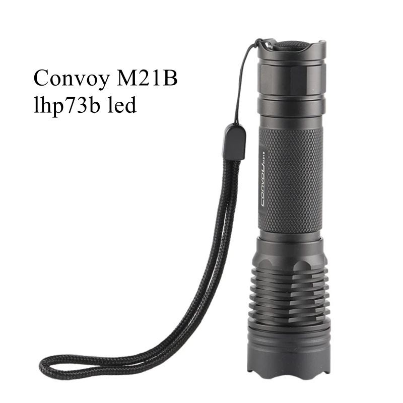 ไฟฉาย Convoy M21B ดั้งเดิมพร้อมไฟ LED กลางแจ้ง LHP73B
