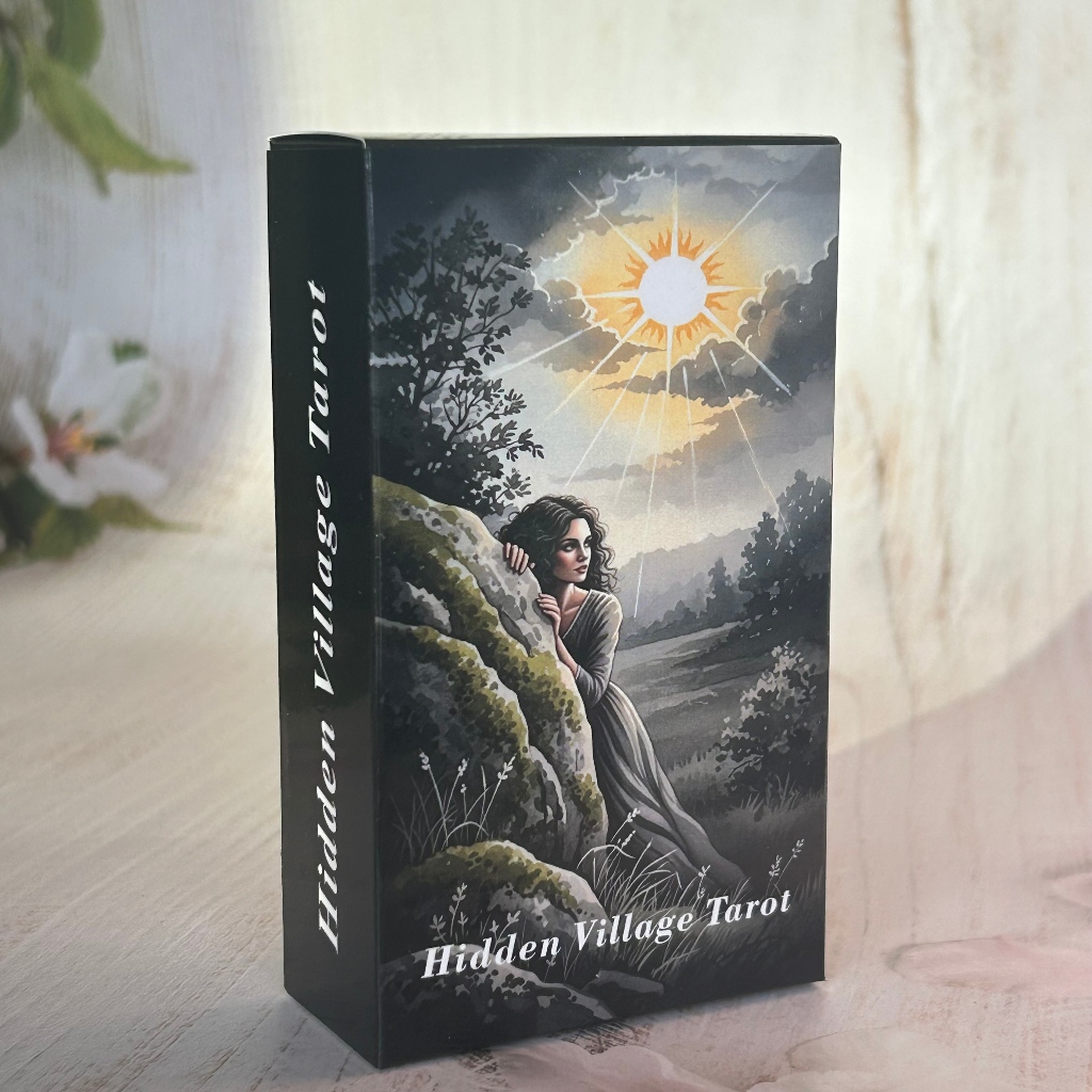 78PCS 70*120 มม.ไพ่ทาโรต์ PDF ท่องเที่ยว Dark Series ลึกลับ Power Village Divination Runes เกมกระดานภาพประกอบใหม่ 2025