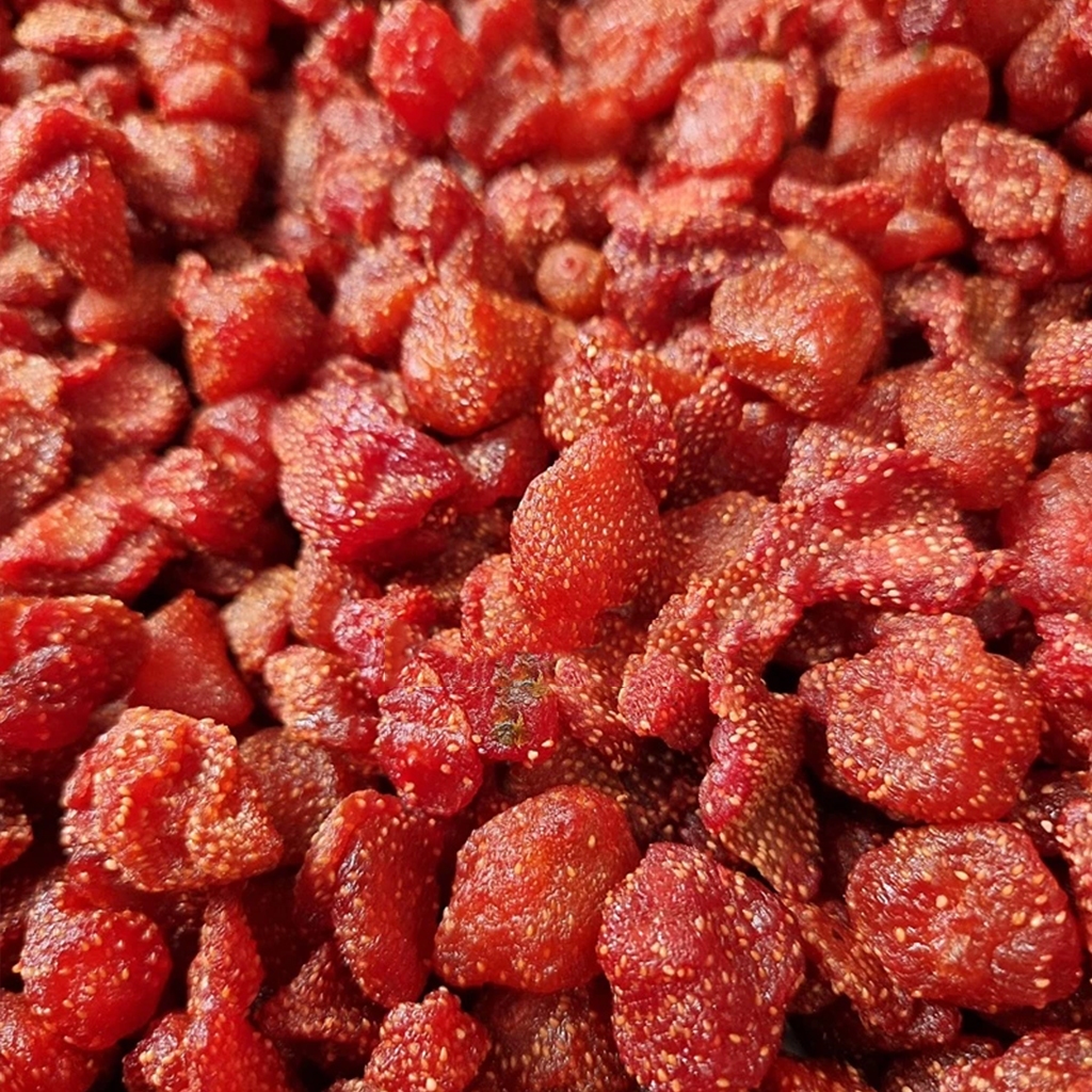 🍓พร้อมส่ง🍓สตอเบอรี่อบแห้ง 100/500 กรัม เกรดA (ออแกนิค) เปรี้ยวหวานธรรมชาติ การันตีความอร่อย เปรี้ยวหวานลงตัว Dried Strawberry