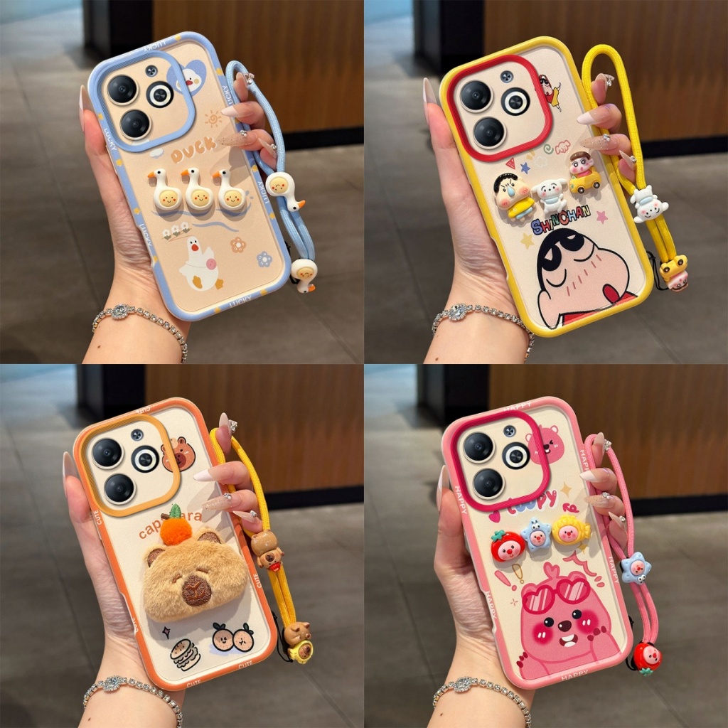 เคส  TECNO SPARK 20 TECNO SPARK 20C ITEL P55 4G อะนิเมะการ์ตูนซิลิโคนอ่อนนุ่มเคสโทรศัพท์ TYKP