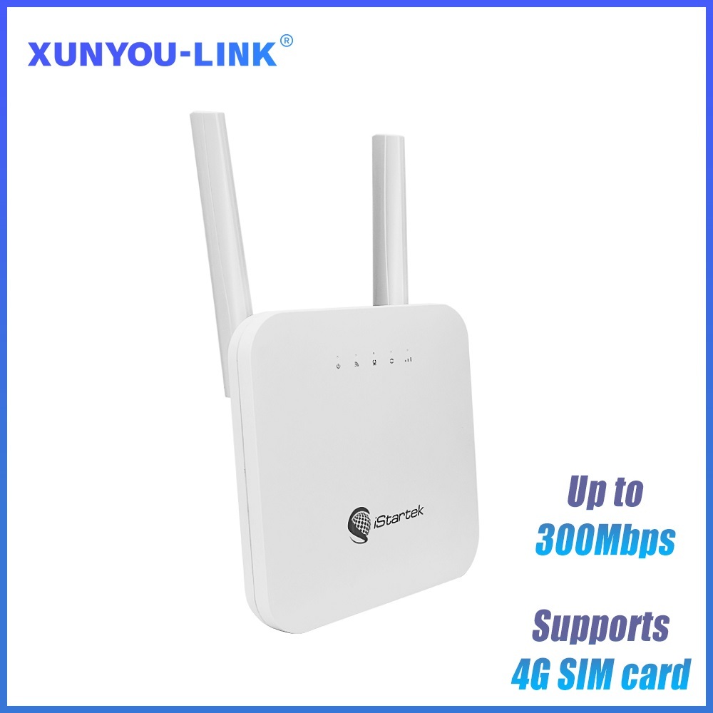 XUNYOU-LINK 4G LTE ซิมการ์ดเราเตอร์ WiFi 6 Cat 4 โมเด็มไร้สาย 300Mbps Plug & Play Share Hotspot สําห