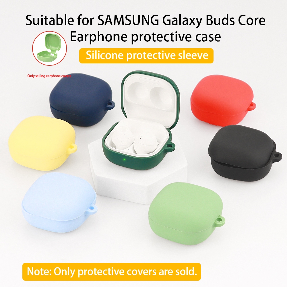สําหรับ SAMSUNG Galaxy Buds Core เคสซิลิโคนหูฟังฝาครอบหูฟังกันกระแทกป้องกันรอยขีดข่วน