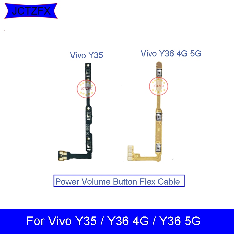 ปุ่มปรับระดับเสียงสายไฟ Flex Cable สําหรับ Vivo Y35 / Vivo Y36 4G / Vivo Y36 5G อะไหล่ทดแทน