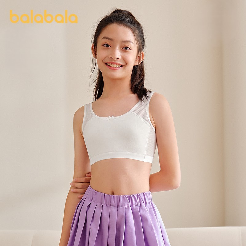 ชุดชั้นในตาข่ายเสื้อกั๊ก Balabala Girls ป้องกันการทะลุ