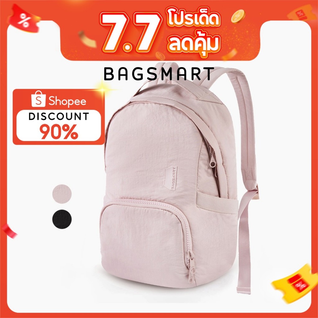 BAGSMART กระเป๋าเป้สะพายหลังแฟชั่นผู้หญิงกระเป๋าเดินทาง Casual Daypack 13.3 นิ้วกระเป๋านักเรียนวิทยาลัย Unisex