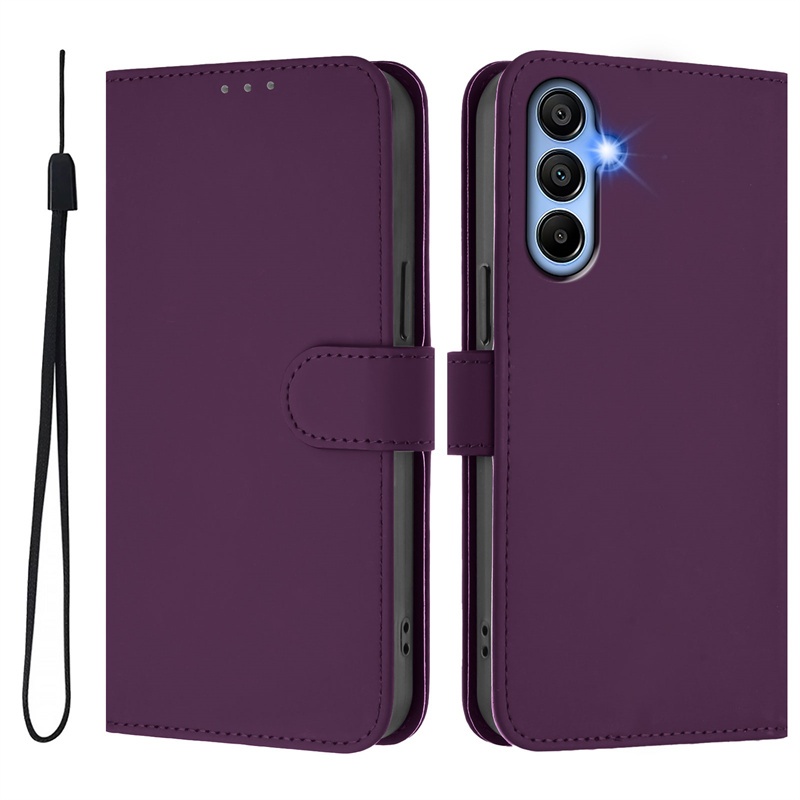 SAMSUNG DeluxeปลอกสําหรับSamsung Galaxy S25 Edge A07 A17 A16 A36 5G A56 5G A26 5G M36 M56 M06 F06 M16 F16 M35 5G Slimกระเป๋าสตางค์นุ่มPUหนังช่องใส่การ์ดผิวฝาครอบโทรศัพท์ - รูปที่ 3