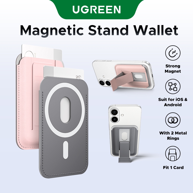 UGREEN ที่วางโทรศัพท์แบบ Snap-on & Wallet อันทรงพลัง Magnetism Android/iPhone Universal For iPhone 1