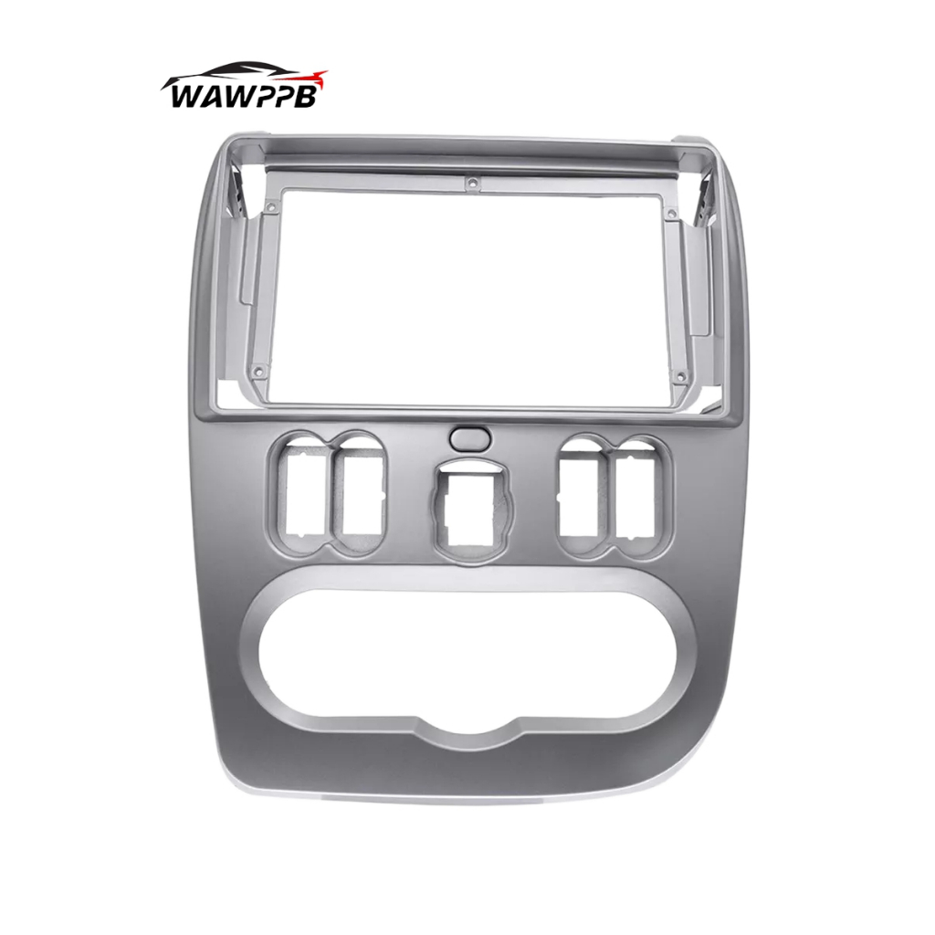 2DIN 9 นิ้วรถ DVD วิทยุแผงกรอบอะแดปเตอร์สําหรับ Renault Logan 2010-2013 LHD