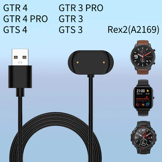 สําหรับเครื่องชาร์จ Amazfit T-Rex 2, GTR 4, GTR 3 Pro, GTS 4, GTS 3 - สายชาร์จทดแทนสายไฟอุปกรณ์เสริมนาฬิกาอัจฉริยะ [3.3ft/1m]