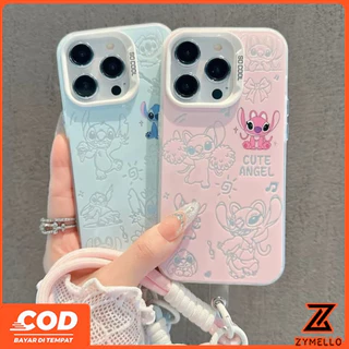 สําหรับOPPO Reno16F 16Pro 16C 15F 15ProMax 14F 14Pro 13F 13Pro 12F 12Pro 11F 11Pro 10Pro 8T 8Z 7Z 6Zน่ารักการ์ตูนHollow StitchกันกระแทกTPUโทรศัพท์มือถือC