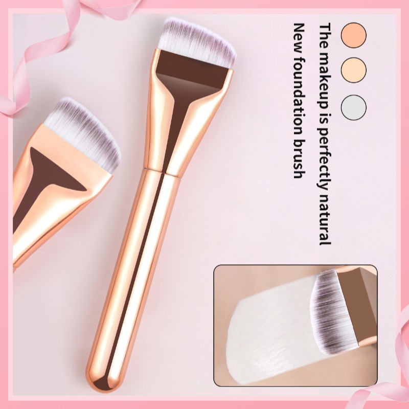 Professional Ultra Thin Foundation Brush Precision Concealer Airy Finish Portable Design สําหรับทุกสภาพผิว