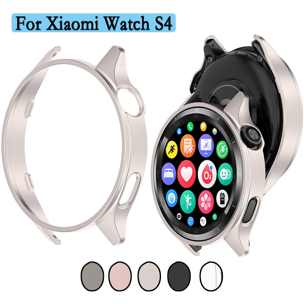กรณีกลวงสําหรับนาฬิกา Xiaomi S4 ทนทานและแข็ง PC เกราะป้องกันนาฬิกาฝาครอบป้องกันตกแต่งสําหรับ Xiaomi นาฬิกา S4