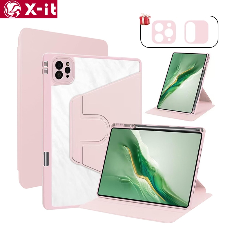 X-IT 360 หมุนได้พรีเมี่ยมแท็บเล็ตสําหรับ iPad Air 8 7 6 5 4 3 2 1 M2 M3 Gen 12 11 10 A16 9 8 7 6 5 9.7 10.9 Pro 2024 M4 M5 10.2 10.5'' 10.9'' 11'' 12.9'' 13''