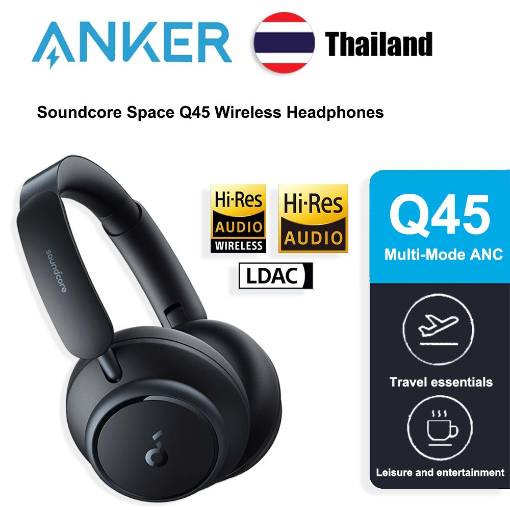 Soundcore โดย Anker Space Q45 Adaptive Noise Cancelling Headphones,