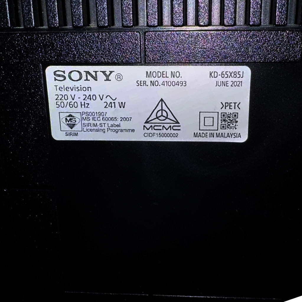 SONY KD-65X80J KD-65X80AJ KD-65X85J ทีวี LED BACKLIGHT BARU พร้อมสต็อก KD-65X80 KD65X80AJ KD65X80 KD