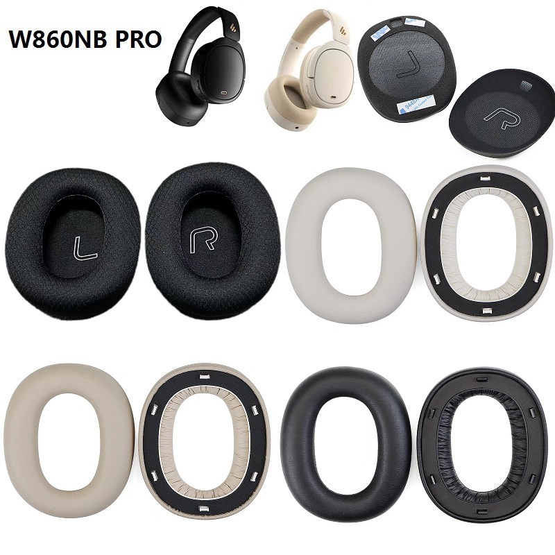 แผ่นรองหูฟังคุณภาพสูง สําหรับ Edifier W860NB PRO/ LS880NB PRO นุ่มสบาย
