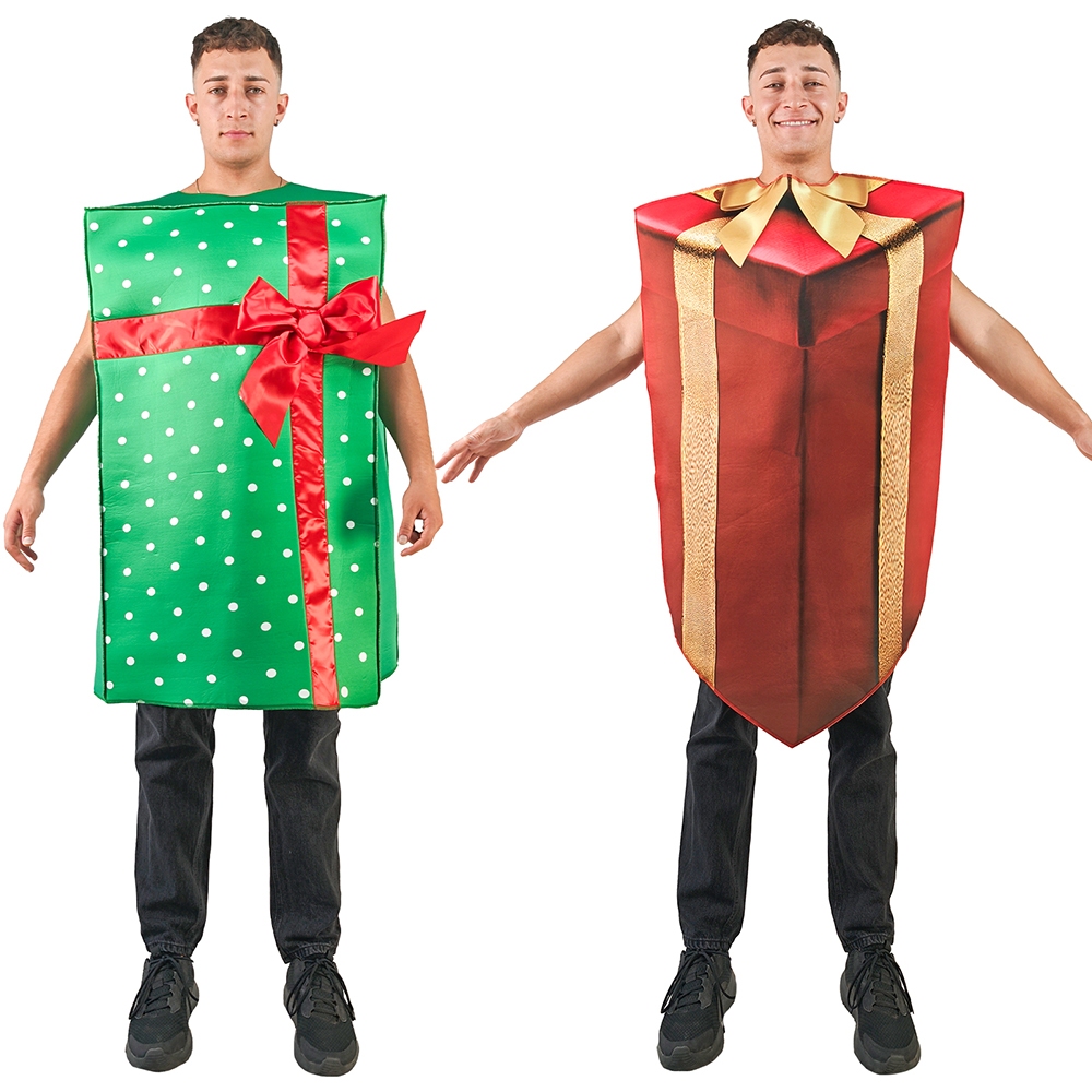 ❤พร้อมส่ง❤🎁กล่องของขวัญคริสต์มาส พร้อมเครื่องแต่งกาย และอุปกรณ์ปาร์ตี้ สไตล์ใหม่🎅🏻