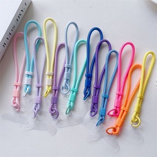 สายคล้องมือสากลเชือกเส้นเล็กป้องกันการสูญหายพวงกุญแจถักเชือก…