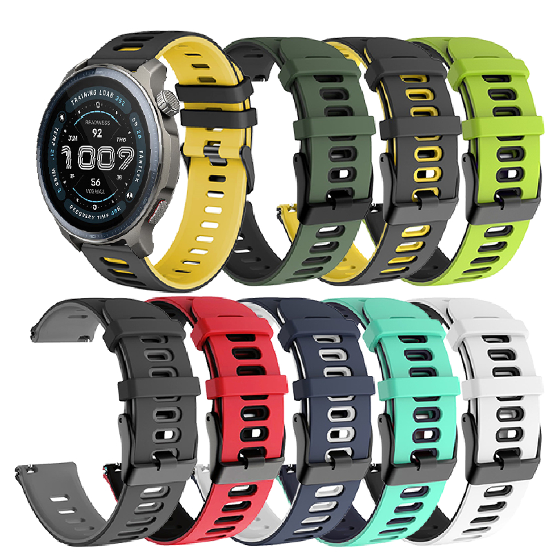 สําหรับสายนาฬิกาทดแทนซิลิโคนทูโทน Amazfit Balance2