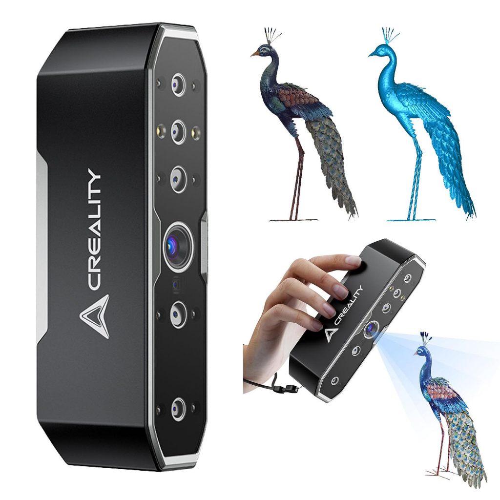 เครื่องสแกน 3D Creality CR-Scan Otter สําหรับการพิมพ์ 3D, เครื่องสแกนเครื่องพิมพ์ 3D พร้อมวิสัยทัศน์