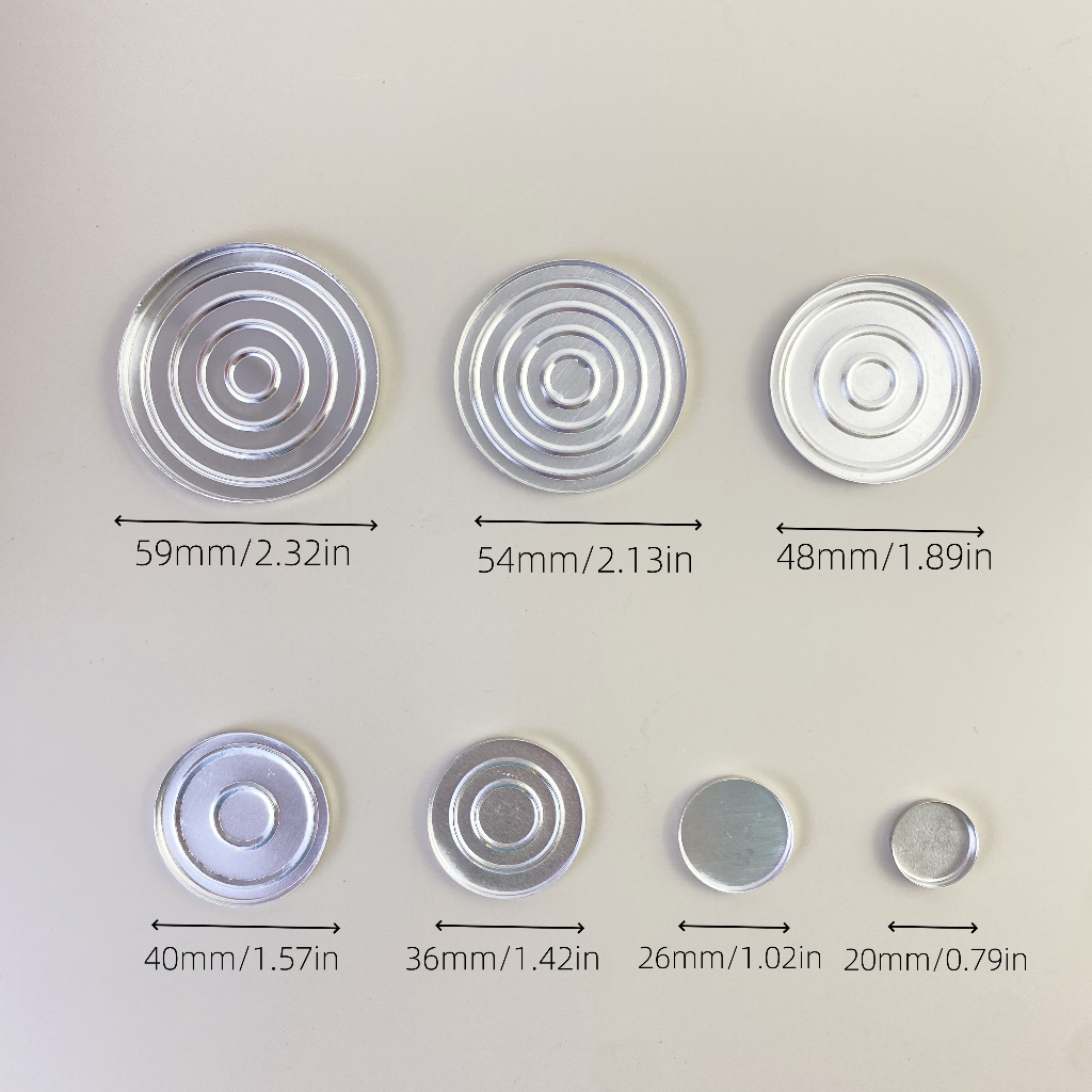 รอบแป้งฝุ่นเปลี่ยนแผ่นอลูมิเนียมคอลเลกชัน DIY Pressed Powder กดเครื่องมือ High-End ตัวอย่างอายแชโดว์ Blush Sub-Packing แผ่น - รูปที่ 2