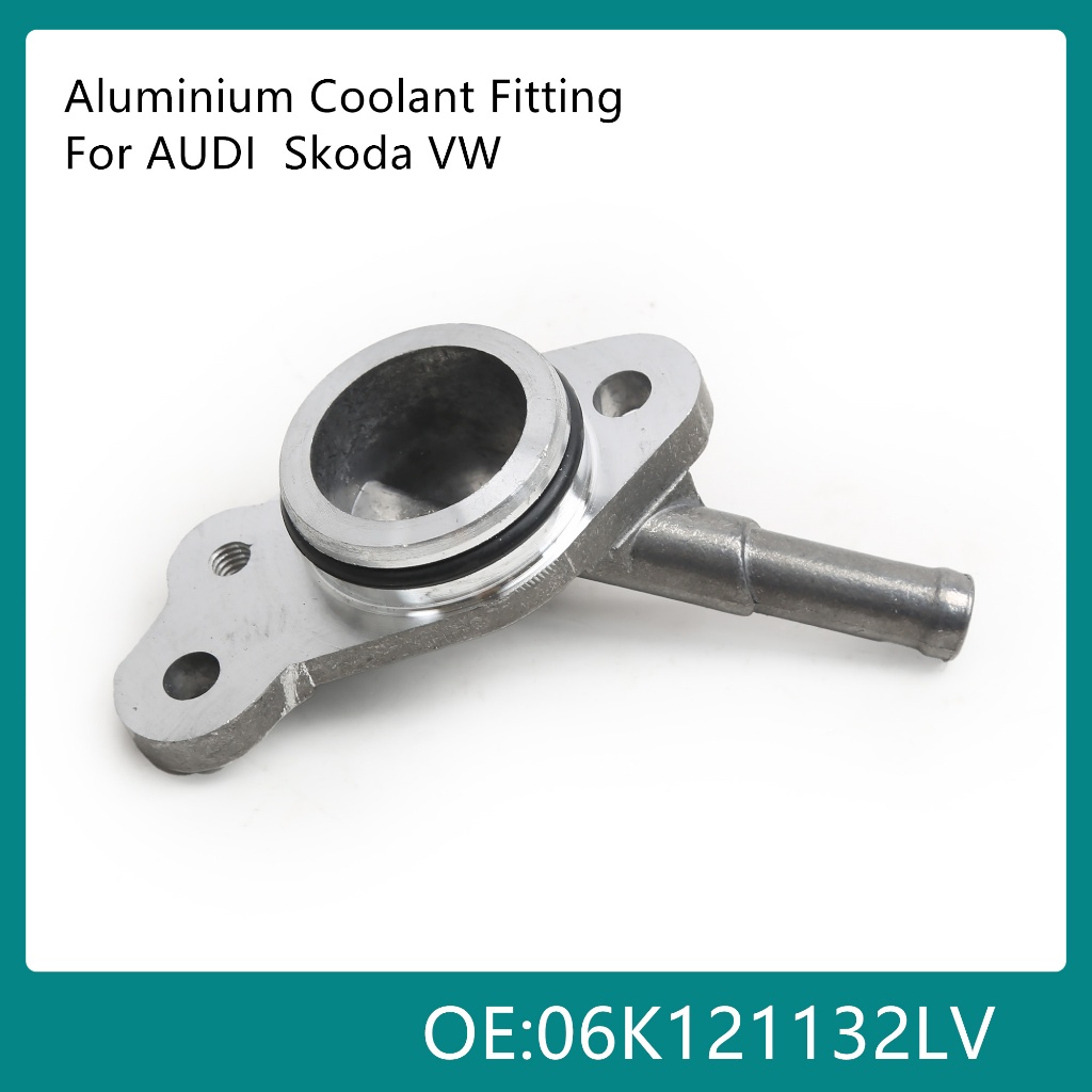 อุปกรณ์ท่อน้ําหล่อเย็นอลูมิเนียม ขั้วต่อท่อ EA888 1.8/2.0T 06K121132LV สําหรับ VW Golf Jetta Polo AU