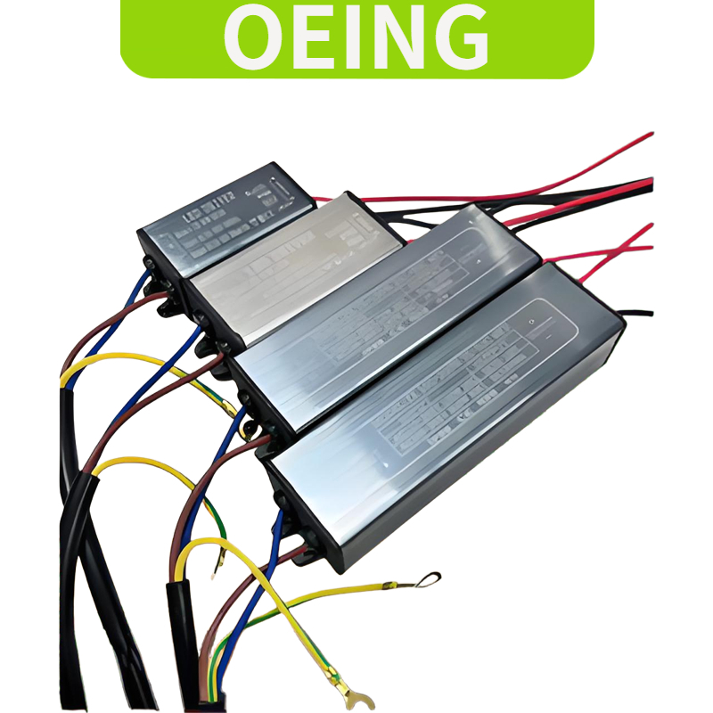 OEING แหล่งจ่ายไฟไดร์เวอร์ LED กันน้ําแรงดันเดียว, 8-30W, 50W, 100W, 150W, 200W, พลังไดร์เวอร์กําลังสูง, AC175-265V, DC85-175V,IP66 กันน้ํา