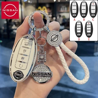 ฝาครอบกุญแจรีโมท Nissan สําหรับ Nissan navara/note/juke/almera/kicks/march/cube/teana/tiida/np300/pulsar/lara/micra/march/missa/x-restrial key case/x-board/x-man
