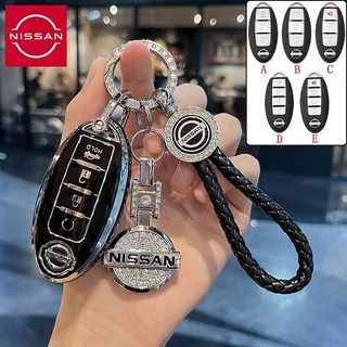 ฝาครอบกุญแจรีโมท Nissan สําหรับ Nissan navara/note/juke/almera/kicks/march/cube/teana/tiida/np300/pulsar/lara/micra/march/missa/x-restrial key case/x-board/x-man