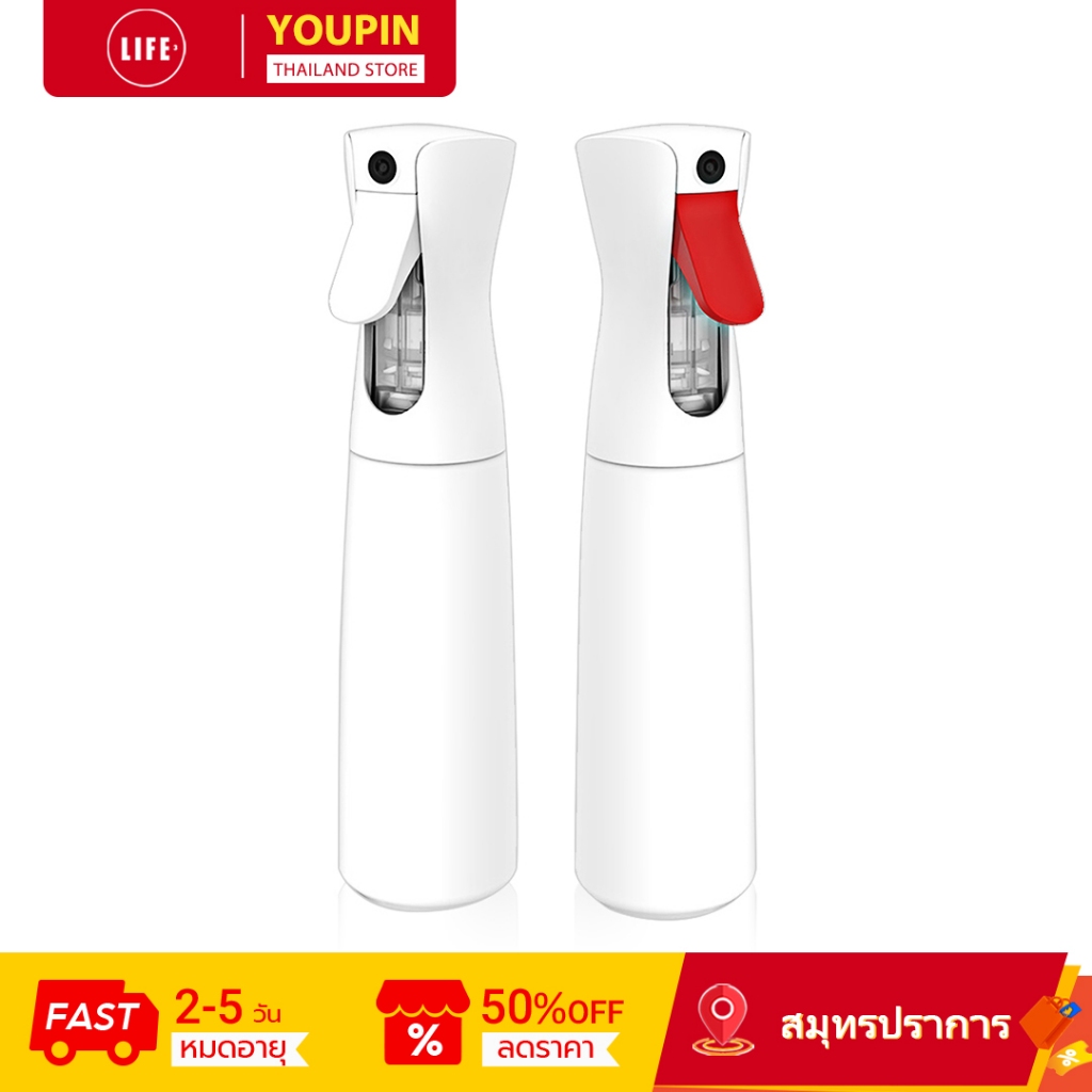 Yijie 200ML/300ML/500ML Sprayer ขวด Fine Mist น้ําดอกไม้สเปรย์ขวด Moisture Atomizer หม้องานบ้านทําความสะอาดเครื่องมือ