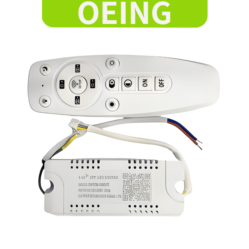OEING 2.4G แหล่งจ่ายไฟไดรฟ์ภายนอกสีคู่, รีโมทคอนโทรลอัจฉริยะ Infinite Dimming Transformer, ตัวควบคุมสีแยก,