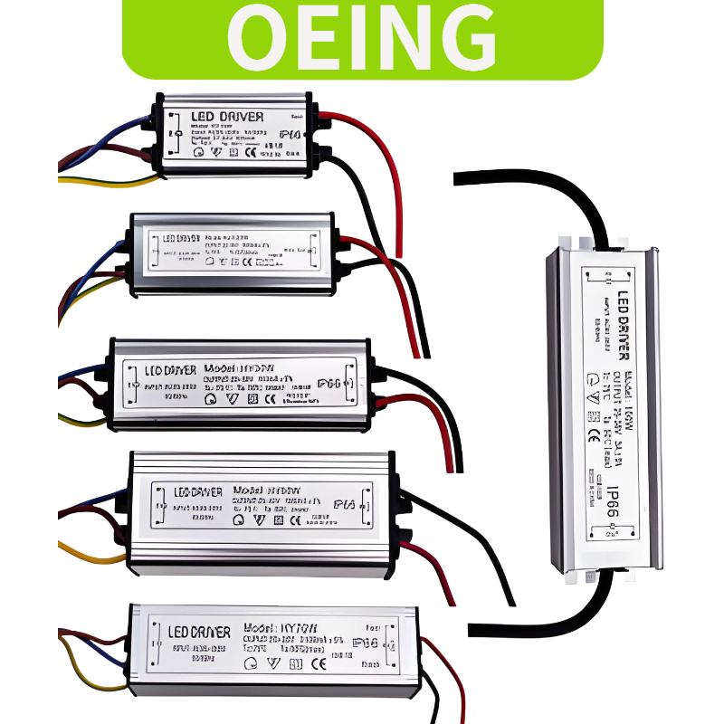 OEING 10W 20W 30W 50W กันน้ํา High Power Supply LED Driver AC85-265V อินพุตอิเล็กทรอนิกส์ LED Driver Transformer สําหรับชิป LED