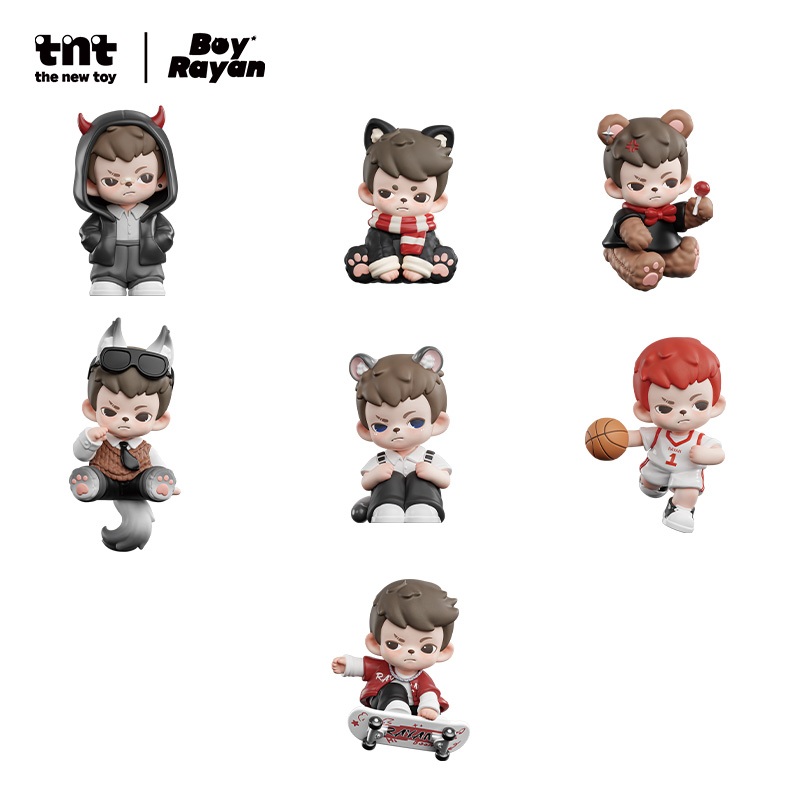 TNTSPACE Rayan Love Series Pendant Blind Box Figure ฟิกเกอร์ กล่องสุ่ม ของเล่น โมเดล ของขวัญ (ทั้งชุ