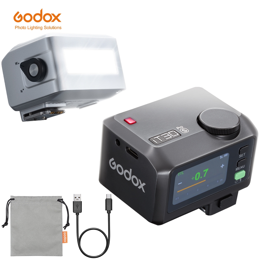 Godox IT30Pro C/N/S/F/O iFlash กล้องแฟลช TTL หน้าจอสัมผัสพ็อกเก็ตแฟลช 2.4G ไร้สายอัตโนมัติ
