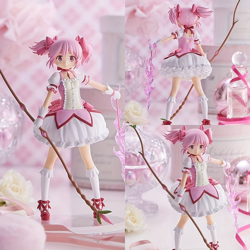19 ซม.น่ารัก Kaname Madoka อะนิเมะรูป Puella Magi Madoka Magica ของเล่น PVC Action Figure รูปปั้นตกแต่ง Kawaii ตุ๊กตาของขวัญ