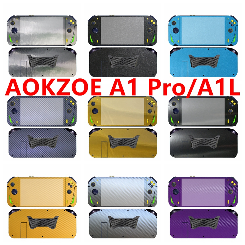 30 สีสติกเกอร์ผิวใช้งานร่วมกับ AOKZOE A1 Pro / A1L คอนโซลไวนิล Decal Full Set Wrap ฟิล์มป้องกัน