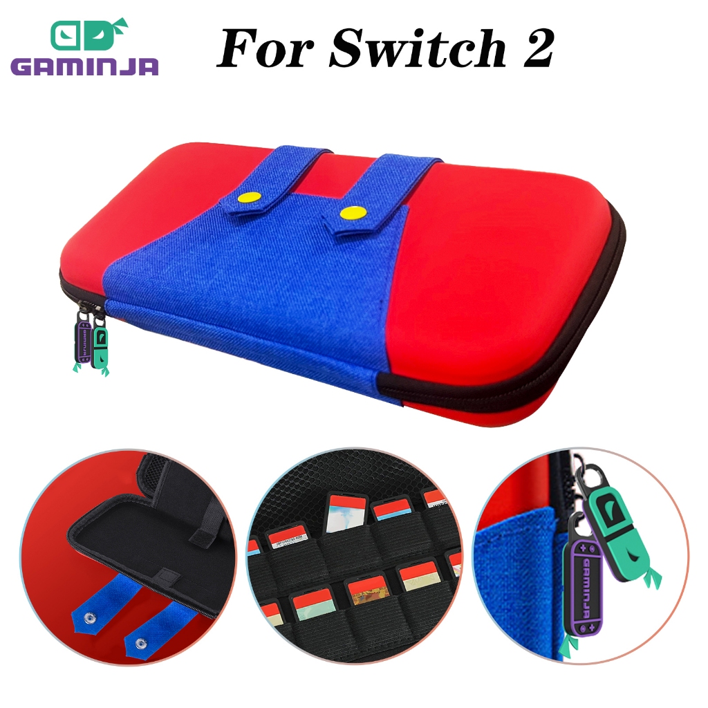 สําหรับ Nintendo Switch 2- กระเป๋าเก็บแบบพกพา Ns คอนโซล Nintendo Switch OLED อุปกรณ์เสริมเกมกระเป๋าถือกันน้ํากระเป๋าคลาสสิก