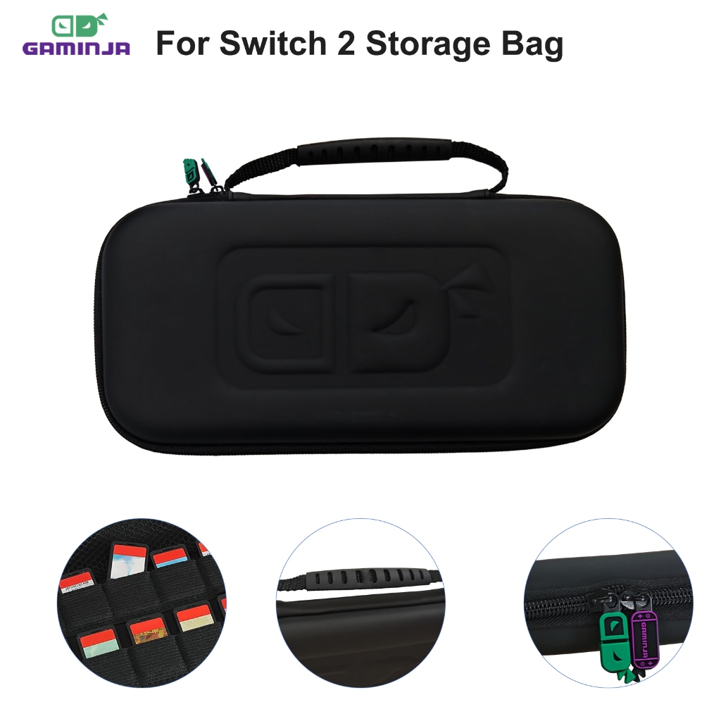 สําหรับสวิตช์ 2 เคสใหม่, เคสป้องกันพร้อมที่ใส่ตลับเกม 10 อัน, ที่เก็บพกพาสําหรับเดินทาง