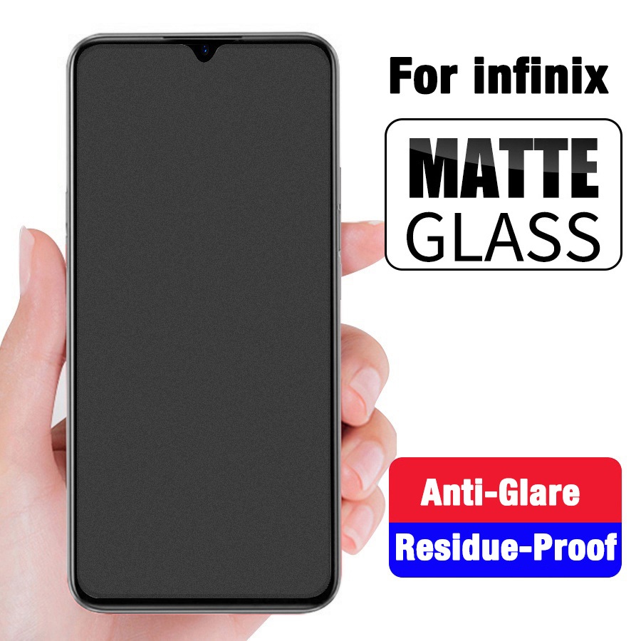 ฟิล์มกระจกนิรภัย แบบด้าน สำหรับ infinix Smart 10 9 Pro 8 7 5 Hot 50i 30i 40i Hot 50 Pro 40 30 20 11S 11 10 10T 9 Play Note 50 Pro + 40 30 30i 12 G96 Zero 5G X Neo 30 GT 30 20 Pro
