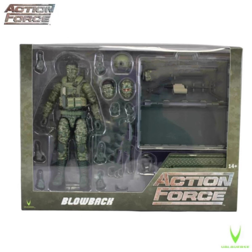 VALAVERSE Action Force Backfire Sniper Suit Doll ทหารขนาด 6 นิ้ว